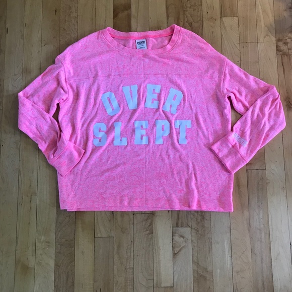 PINK Victoria's Secret Tops - Victoria’s Secret PINK Long Sleeve Sleep Top